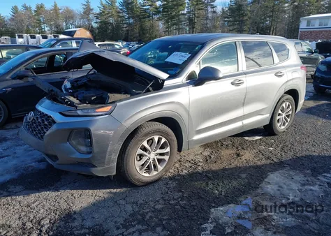 2019 Hyundai Santa Fe Se из США, поврежденный, VIN 5NMS23AD9KH049450